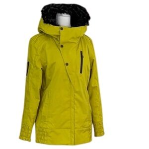 Obermeyer Eden jacket, Chartreuse green, size 4